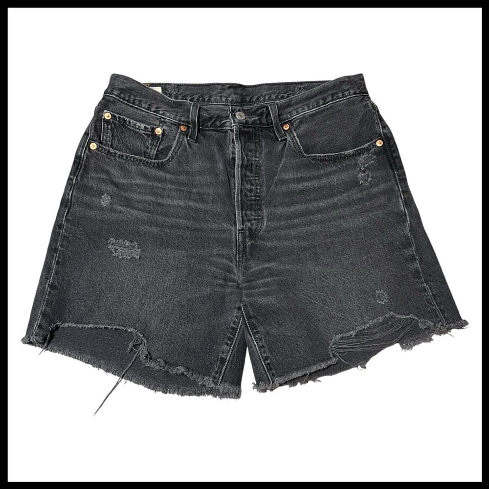 LEVI’S 501 Distressed Denim Shorts
